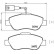 Brake Pad Set, disc brake P24150 Brembo, Thumbnail 2