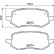 Brake pad set, disc brake P24237 Brembo