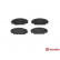 Brake Pad Set, disc brake P28032 Brembo, Thumbnail 2