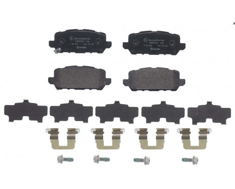 Brake Pad Set, disc brake P28090 Brembo