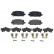 Brake Pad Set, disc brake P28090 Brembo, Thumbnail 2