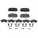 Brake Pad Set, disc brake P28090 Brembo, Thumbnail 3