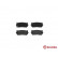 Brake Pad Set, disc brake P30008 Brembo, Thumbnail 2