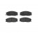 Brake Pad Set, disc brake P30013 Brembo