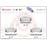 Brake Pad Set, disc brake P30017 Brembo, Thumbnail 3