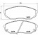 Brake Pad Set, disc brake P30019 Brembo, Thumbnail 2