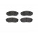 Brake Pad Set, disc brake P30019 Brembo