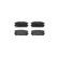 Brake Pad Set, disc brake P30021 Brembo, Thumbnail 3