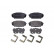 Brake Pad Set, disc brake P30071 Brembo