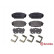 Brake Pad Set, disc brake P30071 Brembo, Thumbnail 2