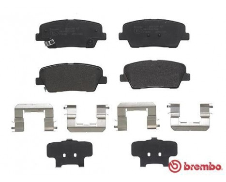 Brake Pad Set, disc brake P30081 Brembo, Image 2