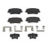 Brake Pad Set, disc brake P30081 Brembo, Thumbnail 3