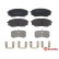 Brake Pad Set, disc brake P30086 Brembo, Thumbnail 2