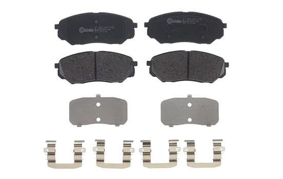 Brake Pad Set, disc brake P30086 Brembo, Image 3