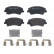 Brake Pad Set, disc brake P30098 Brembo