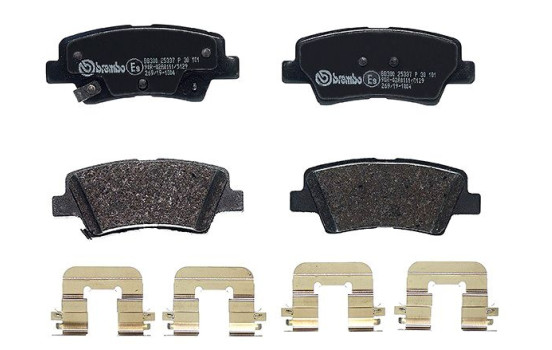 Brake Pad Set, disc brake P30101 Brembo, Image 2