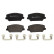 Brake Pad Set, disc brake P30102 Brembo