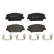 Brake Pad Set, disc brake P30102 Brembo, Thumbnail 2
