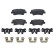 Brake Pad Set, disc brake P30103 Brembo, Thumbnail 2