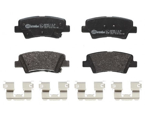 Brake Pad Set, disc brake P30106 Brembo