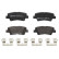 Brake Pad Set, disc brake P30106 Brembo