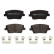 Brake Pad Set, disc brake P30112 Brembo