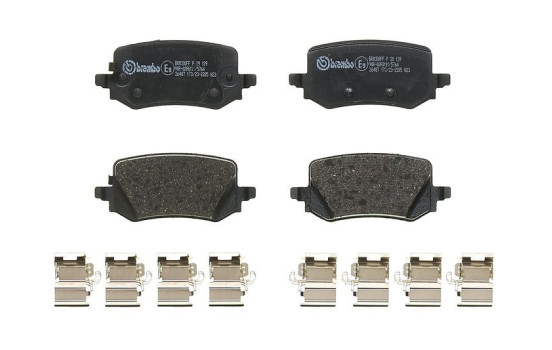 Brake pad set, disc brake P30139 Brembo