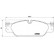 Brake Pad Set, disc brake P36021 Brembo, Thumbnail 2