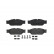 Brake Pad Set, disc brake P36021 Brembo