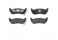 Brake Pad Set, disc brake P37009 Brembo