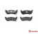 Brake Pad Set, disc brake P37009 Brembo, Thumbnail 3