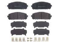 Brake Pad Set, disc brake P37021 Brembo
