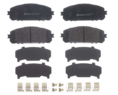 Brake Pad Set, disc brake P37021 Brembo