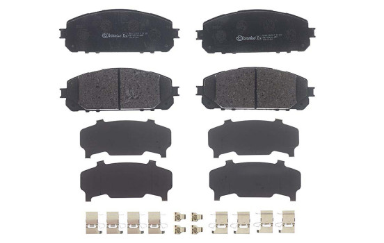 Brake Pad Set, disc brake P37021 Brembo
