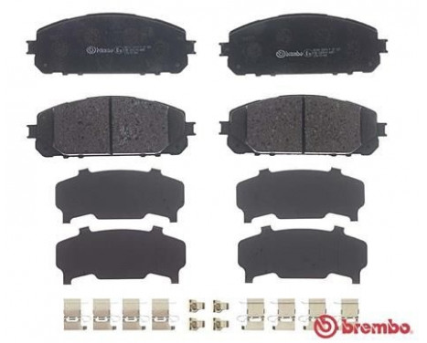 Brake Pad Set, disc brake P37021 Brembo, Image 2