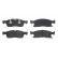 Brake Pad Set, disc brake P37022 Brembo