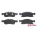 Brake Pad Set, disc brake P37022 Brembo, Thumbnail 2