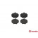Brake Pad Set, disc brake P44001 Brembo, Thumbnail 2