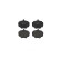 Brake Pad Set, disc brake P44001 Brembo, Thumbnail 3