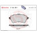 Brake Pad Set, disc brake P44011 Brembo, Thumbnail 3