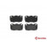 Brake Pad Set, disc brake P44015 Brembo, Thumbnail 3