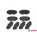 Brake Pad Set, disc brake P49034 Brembo, Thumbnail 3