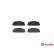 Brake Pad Set, disc brake P49037 Brembo, Thumbnail 2