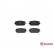 Brake Pad Set, disc brake P49044 Brembo, Thumbnail 2