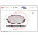 Brake Pad Set, disc brake P49054 Brembo, Thumbnail 3