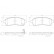 Brake Pad Set, disc brake P49057 Brembo, Thumbnail 2