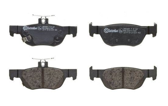 Brake pad set, disc brake P49064 Brembo, Image 4