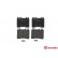 Brake Pad Set, disc brake P50018 Brembo, Thumbnail 2