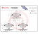Brake pad set, disc brake P50069NX Brembo, Thumbnail 4