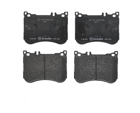 Brake Pad Set, disc brake P50095 Brembo